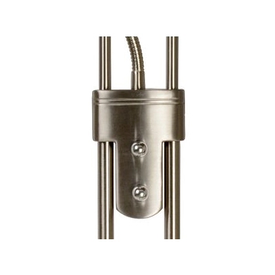 lafabryka.pl CHAMPION-LED - Lampa podłogowa - LED Dim. - 3000K - Satin Chrome 19792/24/12 Lucide